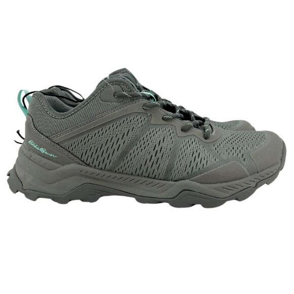 Eddie Bauer | Women's Hiking Shoes | Ortholie Insoles | Grey & Aqua | Size 9 - Picture 3 of 6